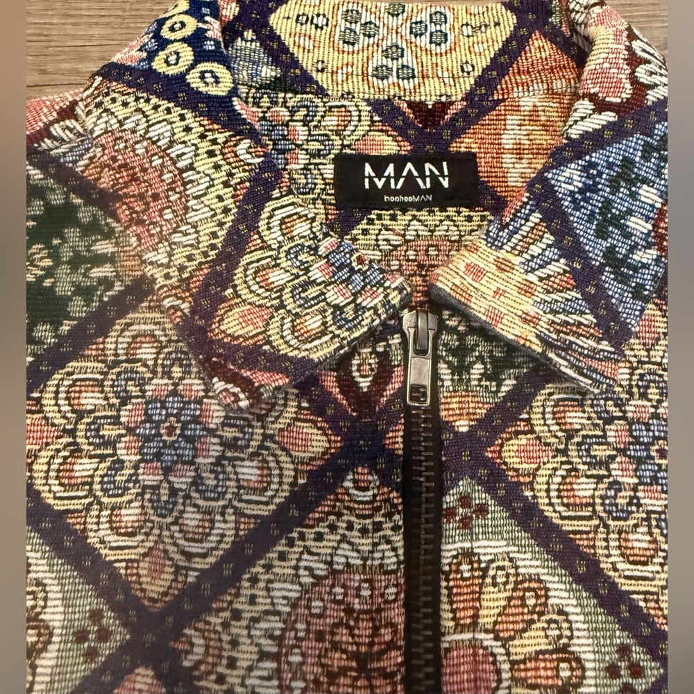 Colorful Geometric Pattern Jacket - Picture 5 of 6